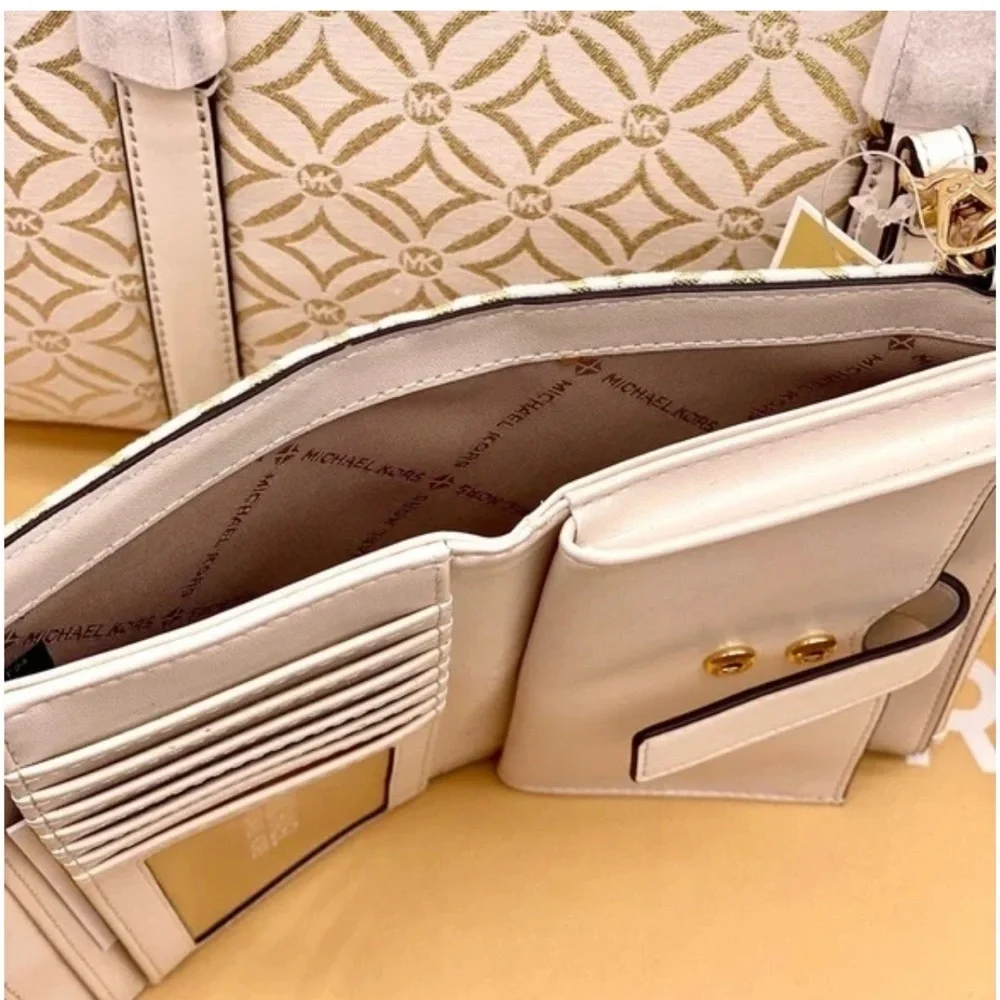 Michael Kors Duffle Satchel Crossbody and Wallet Set